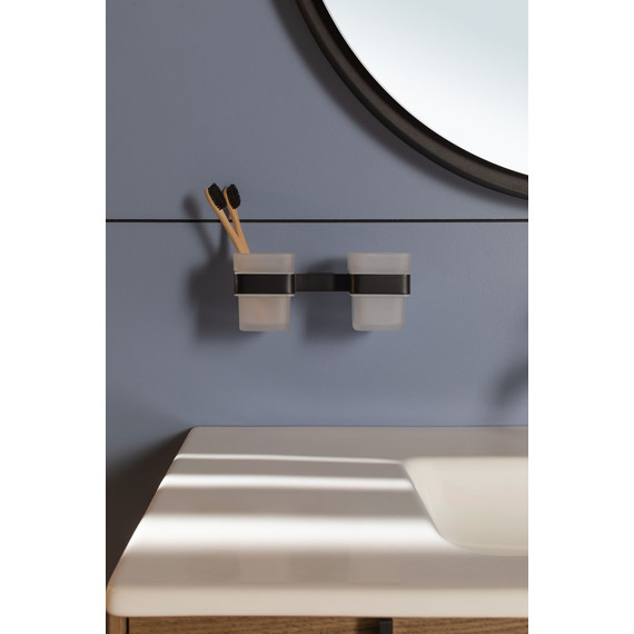 Стакан двойной Allen Brau Infinity 6.21003-31, цвет белый/чёрный матовый - фото 4