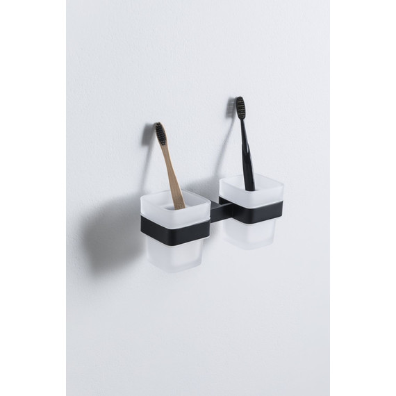 Стакан двойной Allen Brau Infinity 6.21003-31, цвет белый/чёрный матовый - фото 6