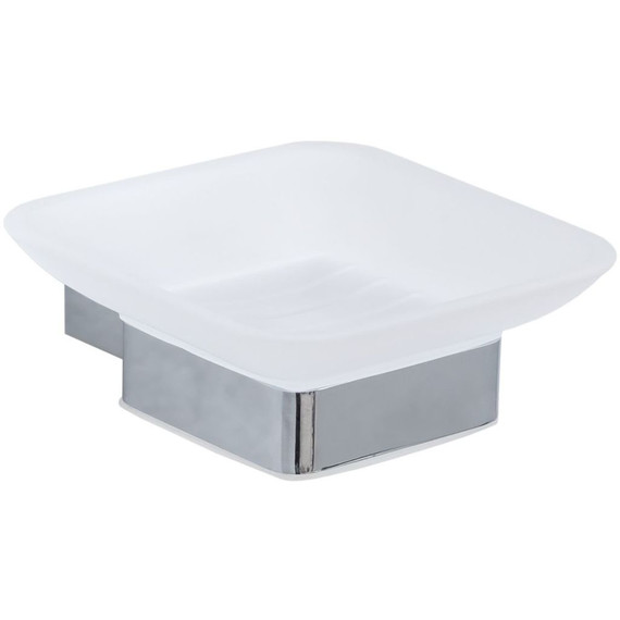 Мыльница Allen Brau Infinity 6.21004-00, цвет белый/хром - фото 