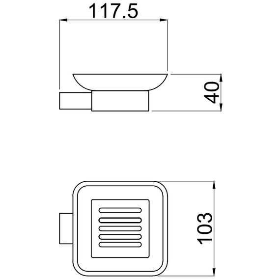 Мыльница Allen Brau Infinity 6.21004-31, цвет белый/чёрный матовый - фото 3