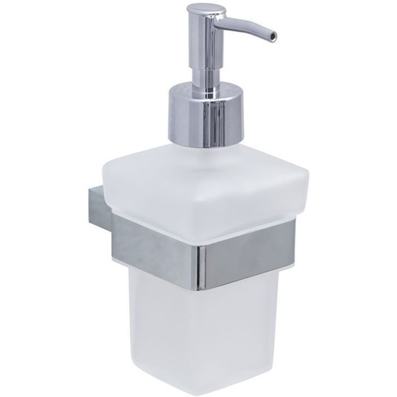 Дозатор для жидкого мыла Allen Brau Infinity 6.21006-00, цвет белый/хром - фото 