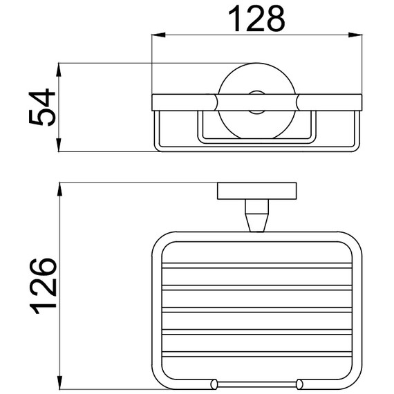 Мыльница Allen Brau Priority 6.31004-BN, цвет никель браш - фото 2