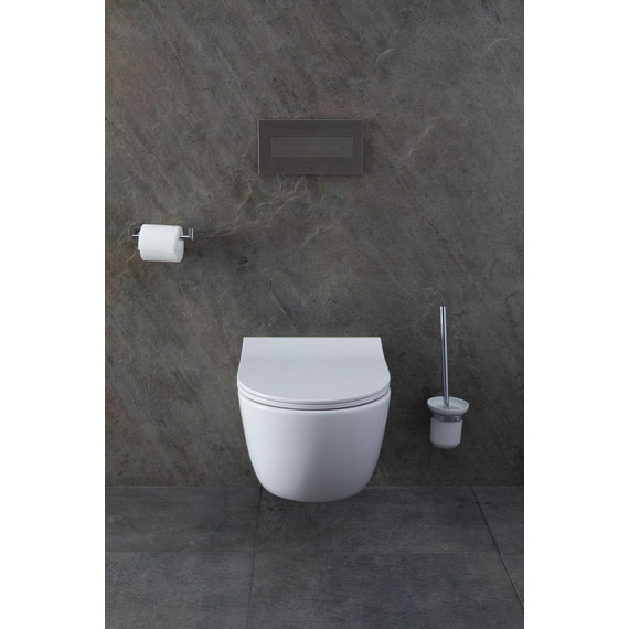 Ершик для унитаза Allen Brau Priority 6.31008-BN, цвет белый/никель браш - фото 4