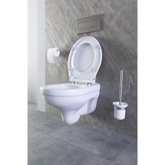 Ершик для унитаза Allen Brau Priority 6.31008-BN, цвет белый/никель браш - фото 5