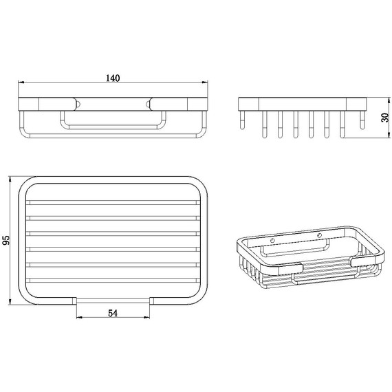Мыльница Allen Brau Priority 6.31016-BN, цвет никель браш - фото 5