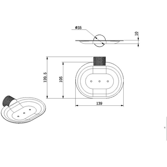 Мыльница Allen Brau Priority 4.0 6.31С04-BN, цвет никель браш - фото 2