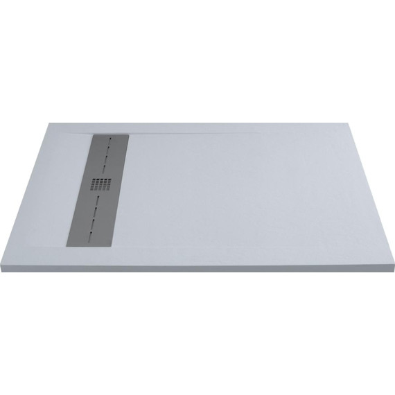 Каменный поддон Allen Brau Infinity 90x90 см 8.21001-21, белый камень - фото 4