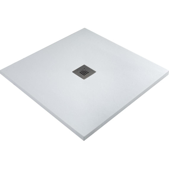 Каменный поддон Allen Brau Priority 90x80 см 8.31001-21, белый камень - фото 