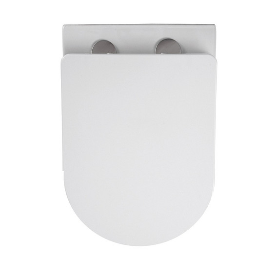 Унитаз подвесной Azario Lista AZ-1177T с тонким быстросъемным сиденьем микролифт (Система смыва Торнадо) - фото 5