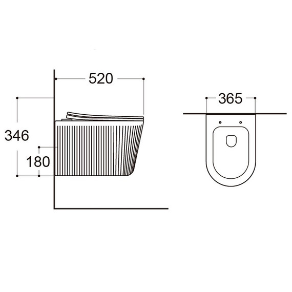 Унитаз подвесной Azario Still AZ-1909T с тонким быстросъемным сиденьем микролифт (Система смыва Торнадо) - фото 12