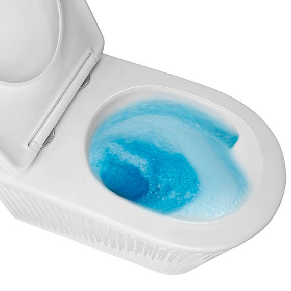 Унитаз подвесной Azario Still AZ-1909T с тонким быстросъемным сиденьем микролифт (Система смыва Торнадо) - фото 6