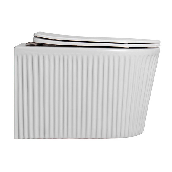 Унитаз подвесной Azario Still AZ-1909T с тонким быстросъемным сиденьем микролифт (Система смыва Торнадо) - фото 3