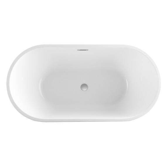 Ванна отдельностоящая Azario Rich 150x75 см AZ-6605-15075, в комплекте с сифоном и металлической рамой - фото 3