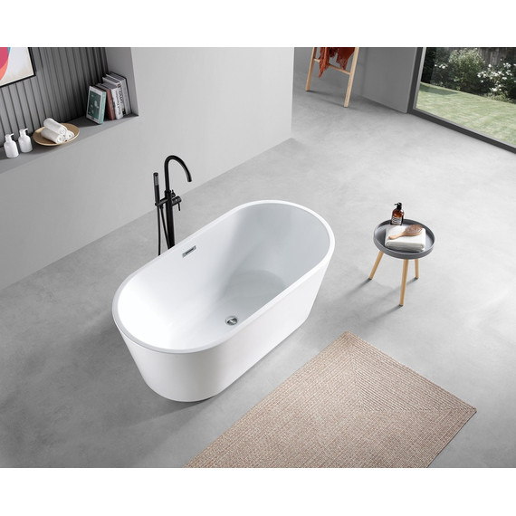Ванна отдельностоящая Azario Rich 160x75 см AZ-6605-16075, в комплекте с сифоном и металлической рамой - фото 5