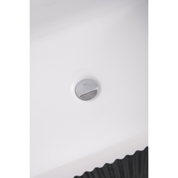 Ванна акриловая Azario Lago Blanco Black 170x75 см AZ-6724-1CLB 17075 (в комплекте с сифоном и металлической рамой) белый глянец/чёрный матовый - фото 6