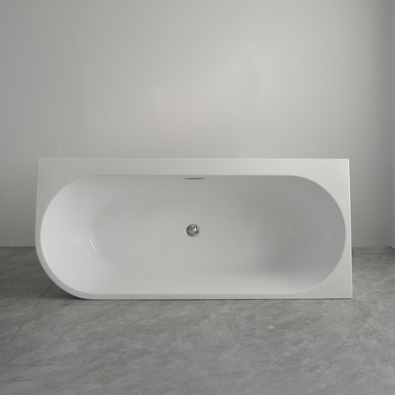 Ванна акриловая Azario Lago Garda 170x75 см AZ-6724-A2 R 17075, в комплекте с сифоном и металлической рамой - фото 4