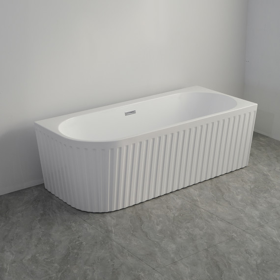 Ванна акриловая Azario Lago Garda 170x75 см AZ-6724-A2 R 17075, в комплекте с сифоном и металлической рамой - фото 5