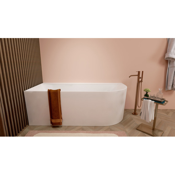 Ванна акриловая Azario Creo Ceramique Mist A 180x80 см AZ-8649-A-1.8, в комплекте с сифоном и металлической рамой - фото 2