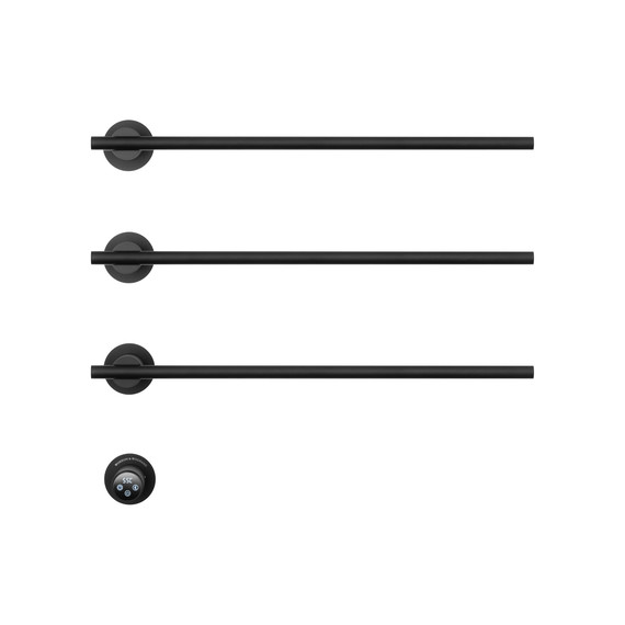 Полотенцесушитель электрический Wonzon & Woghand Dortmund П3 586x477 мм WW-A363-MB, чёрный - фото 2