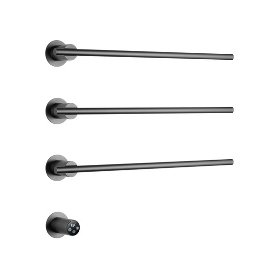 Полотенцесушитель электрический Wonzon & Woghand Dortmund П3 585x476 мм WW-A363-GM, темный графит - фото 