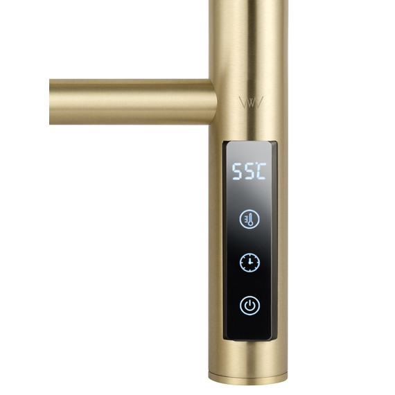 Полотенцесушитель электрический Wonzon & Woghand Bonn П9 218x800 мм WW-AL4092-BG, золото - фото 4