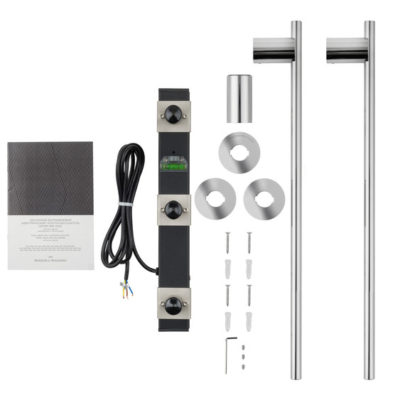 Полотенцесушитель электрический Wonzon & Woghand Dortmund П2 584x370 мм WW-A362-CR - фото 5