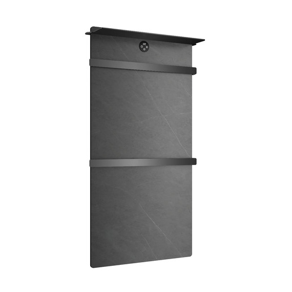 Полотенцесушитель электрический Wonzon & Woghand Stuttgart 430x806 мм WW-A504G-GM, темный графит - фото 