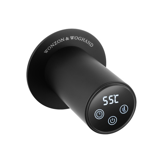 Полотенцесушитель электрический Wonzon & Woghand Dortmund П4 584x610 мм WW-A364-MB, чёрный - фото 3