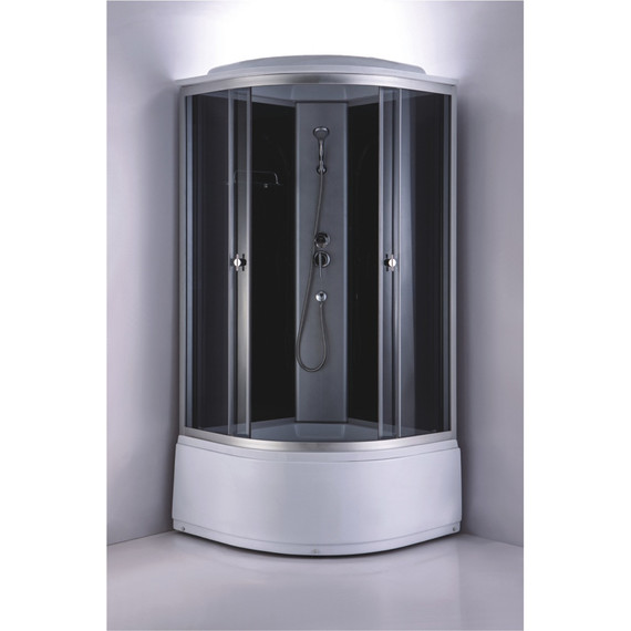 Душевая кабина Loranto 100х100 см CS-888EATM/B-100, хром/тонированное - фото 2