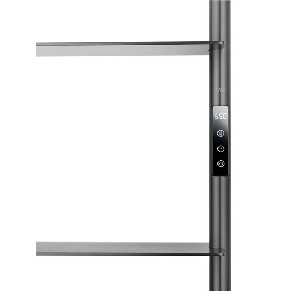 Полотенцесушитель электрический Wonzon & Woghand Düsseldorf П9 450x1620 мм WW-A205-GM, темный графит - фото 3