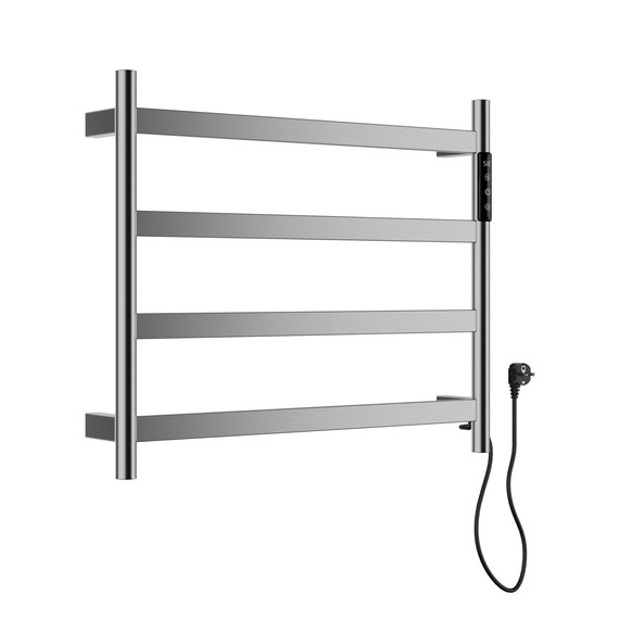 Полотенцесушитель электрический Wonzon & Woghand Essen П4 548x509,5 мм WW-A404-BR, никель - фото 