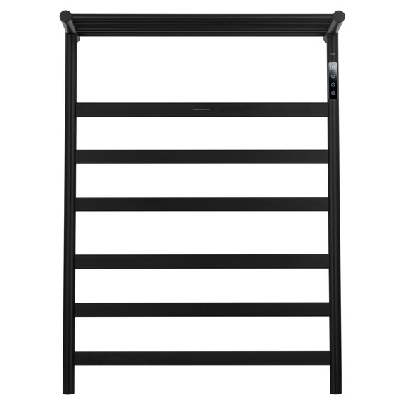 Полотенцесушитель электрический Wonzon & Woghand Essen с полкой П7 548x774 мм WW-A403-MB, чёрный - фото 2