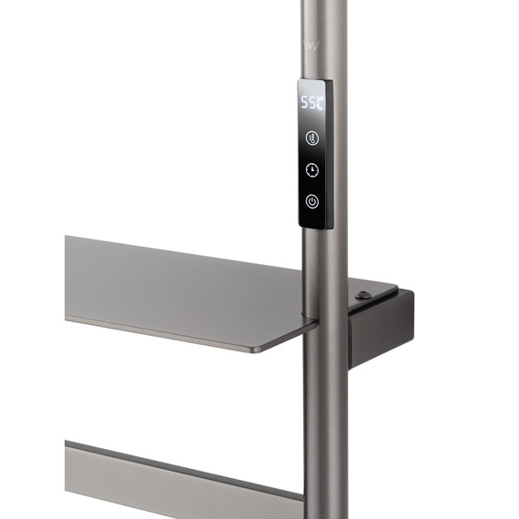 Полотенцесушитель электрический Wonzon & Woghand Düsseldorf П7 450x920 мм WW-A203-GM, темный графит - фото 4