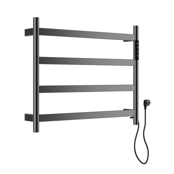 Полотенцесушитель электрический Wonzon & Woghand Essen П4 548x474 мм WW-A404-GM, темный графит - фото 