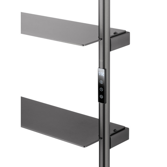 Полотенцесушитель электрический Wonzon & Woghand Düsseldorf П9 450x1620 мм WW-A205-GM, темный графит - фото 4