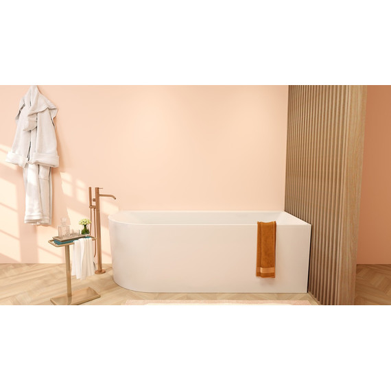 Ванна акриловая Azario Creo Ceramique Mist B 170x75 см AZ-8649-B-1.7, в комплекте с сифоном и металлической рамой - фото 2