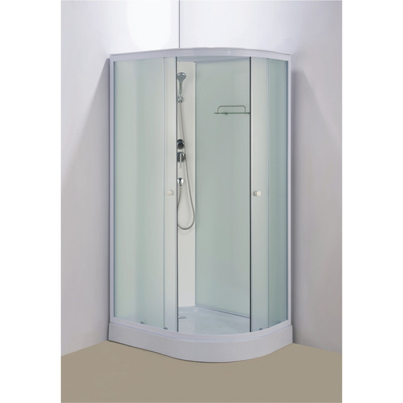 Душевая кабина Loranto 118x78 см CS-876ECTM/W-120 L, белый/матовое - фото 2