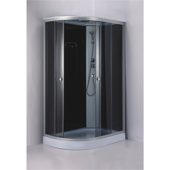 Душевая кабина Loranto 120x80 см CS-877EATM/B-120, хром/тонированное - фото 2