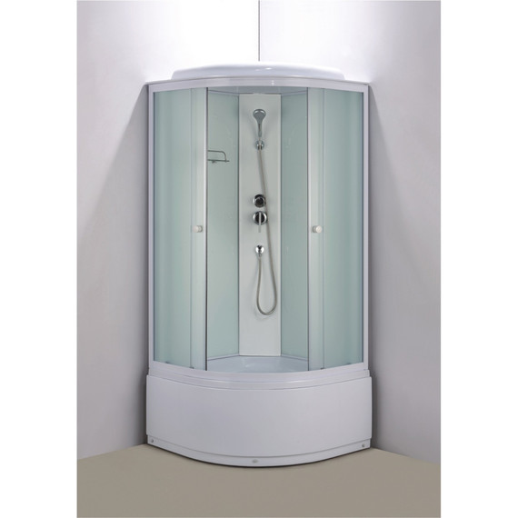 Душевая кабина Loranto 100х100 см CS-888EDTM/W-100, белый/матовое - фото 2