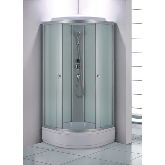 Душевая кабина Loranto 90x90 см CS-985TM/W-90, хром/матовое - фото 2