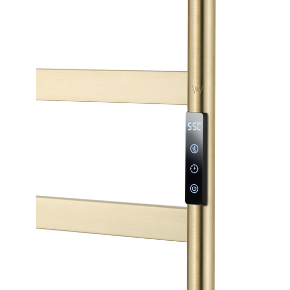 Полотенцесушитель электрический Wonzon & Woghand Bremen П9 450x1800 мм WW-A207-BG, золото - фото 2