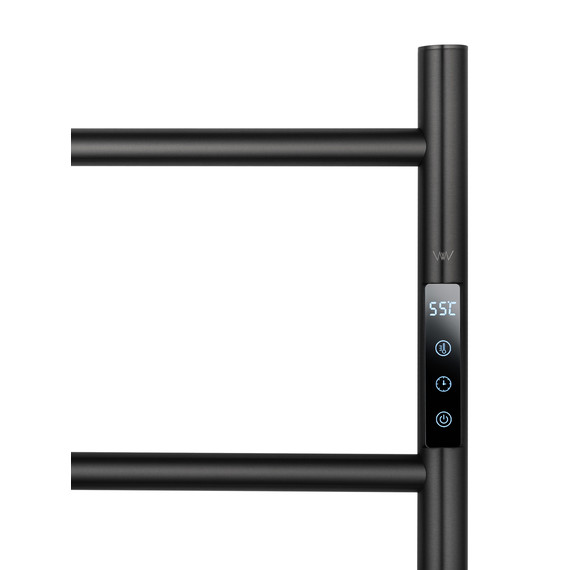 Полотенцесушитель электрический Wonzon & Woghand Bonn П5 450x738 мм WW-AL405-GM, темный графит - фото 3