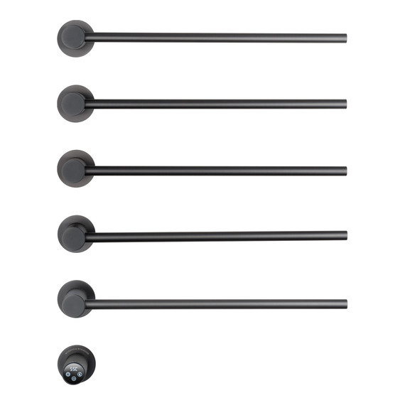 Полотенцесушитель электрический Wonzon & Woghand München П5 523x670 мм WW-A355-GM, темный графит - фото 2