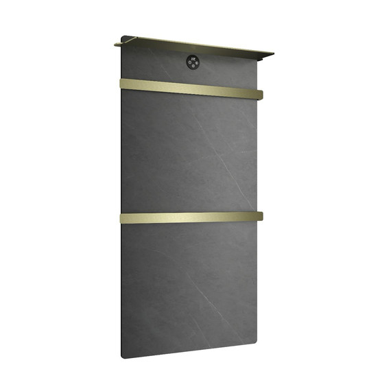 Полотенцесушитель электрический Wonzon & Woghand Stuttgart 430x806 мм WW-A504G-BG, золото - фото 