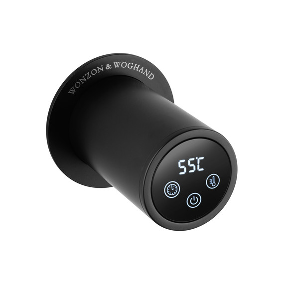 Полотенцесушитель электрический Wonzon & Woghand Hamburg П4 468x665 мм WW-AL314-MB, чёрный - фото 4