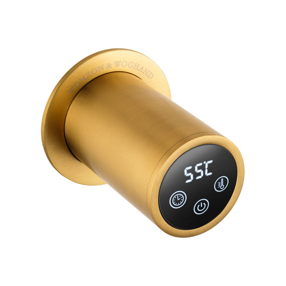 Полотенцесушитель электрический Wonzon & Woghand Hamburg П4 468x665 мм WW-AL314-G, золото - фото 4