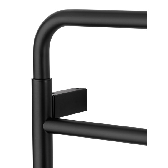 Полотенцесушитель электрический Wonzon & Woghand Wismar П6 450x640 мм WW-AL201-MB, чёрный - фото 4