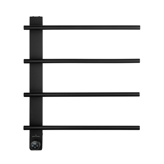 Полотенцесушитель электрический Wonzon & Woghand Nürnberg П4 520x617 мм WW-AL344-MB, чёрный - фото 2
