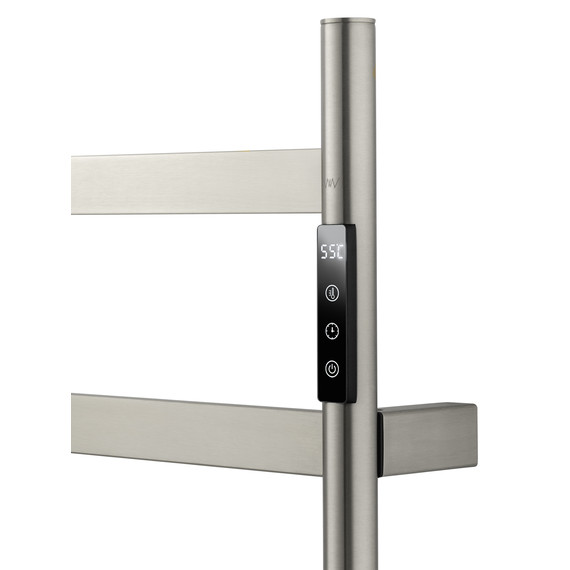 Полотенцесушитель электрический Wonzon & Woghand Essen П6 548x738 мм WW-A405-BR, никель - фото 3