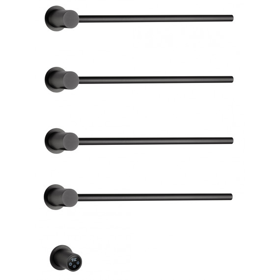 Полотенцесушитель электрический Wonzon & Woghand Hamburg П4 468x665 мм WW-AL314-GM, темный графит - фото 